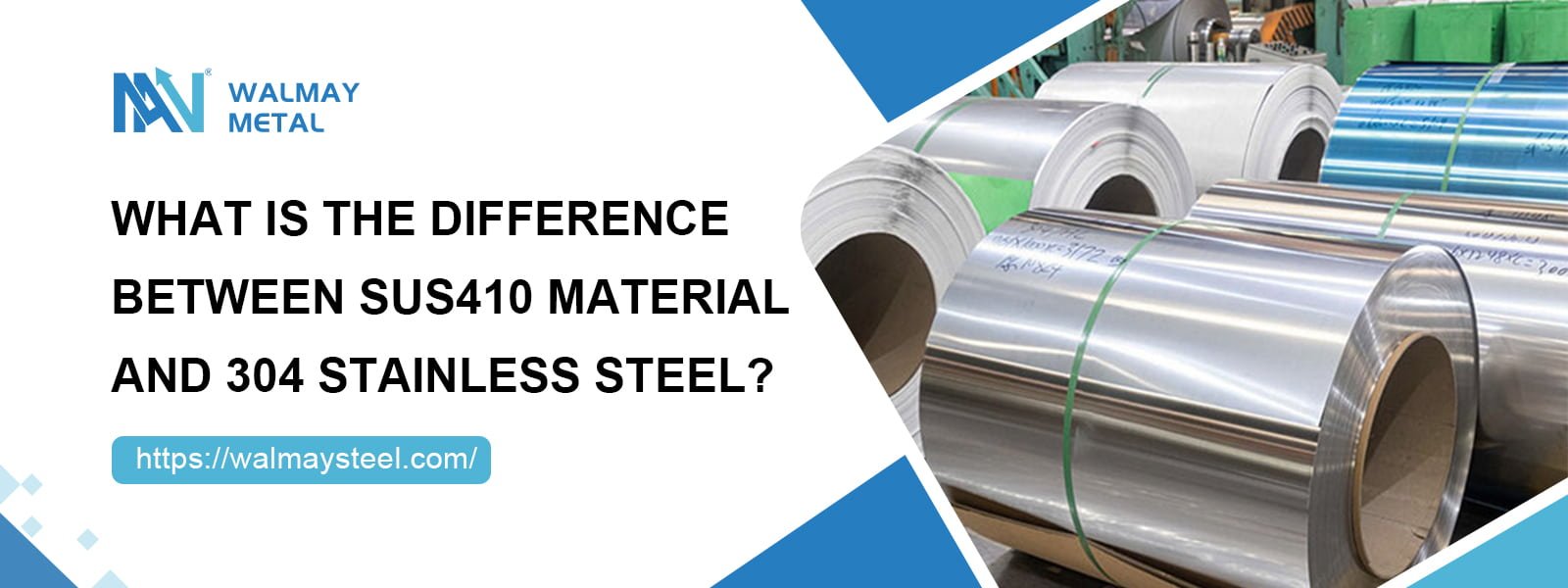 What is the difference between SUS410 material and 304 stainless steel?