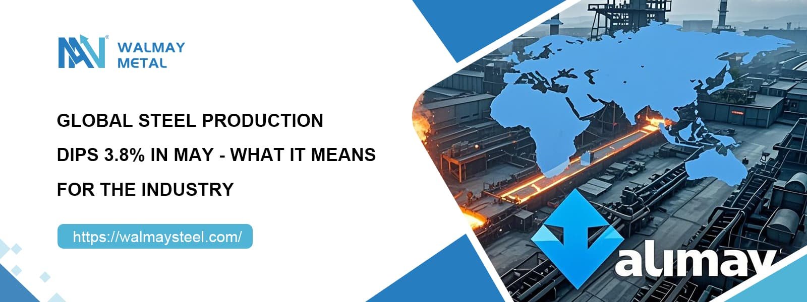 Global Steel Production Dips 3.8% in May - What It Means for the Industry