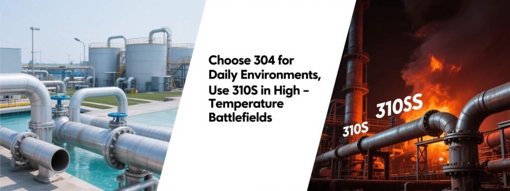 Choose 304 for Daily Environments, Use 310S in High - Temperature Battlefields