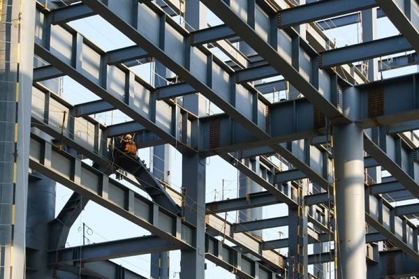 Building steel structure installation